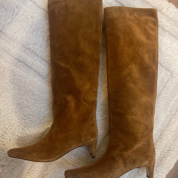NWOB STAUD Wally Suede Tall Boot - Picture 1 of 5